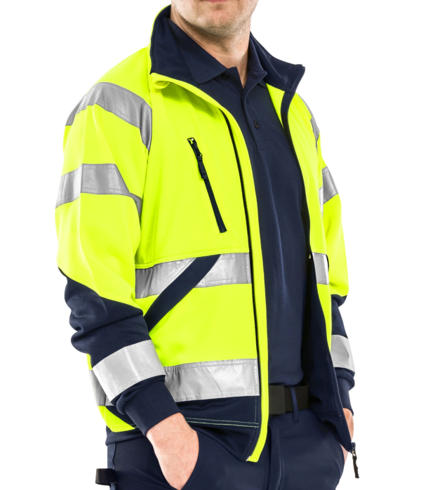 FRISTADS High Vis Kardigán CL 3 7426 SHV - Image 8