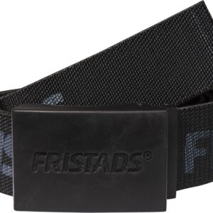 FRISTADS Sztreccs Öv 9950 STRE, Fekete-Gumi bevonatú csat