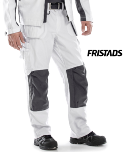 FRISTADS Szakiparos Pamut Derekas Nadrág 258 BM Fehér Színben