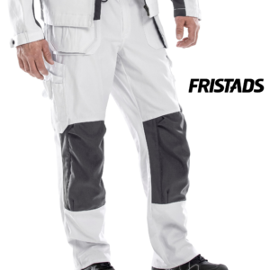 FRISTADS Szakiparos Pamut Derekas Nadrág 258 BM Fehér Színben