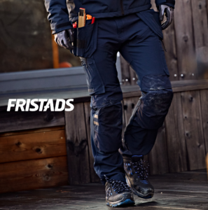 FRISTADS CRAFTSMAN Szakiparos Sztreccs Derekas Nadrág 2596 LWS, Fekete-Sötét Matrózkék