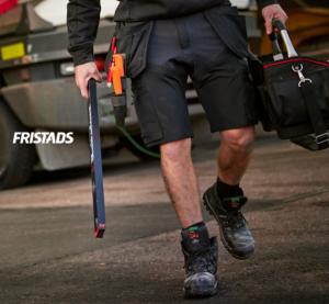 FRISTADS Szakiparos Sztreccs Rövidnadrág 2598 LWS, Fekete és Sötét Matrózkék Szín - Lengőzsebek