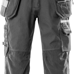 FRISTADS CRAFTSMEN 3/4-es Nadrág 2124 CYD, Sötétszürke Szín/ D108 Méret