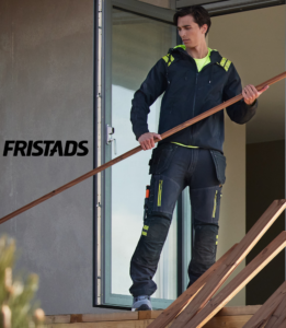 FRISTADS Szakiparos Sztreccs Derekas Nadrág 2566 STP, Lengő Zsebek -  Fekete Szín