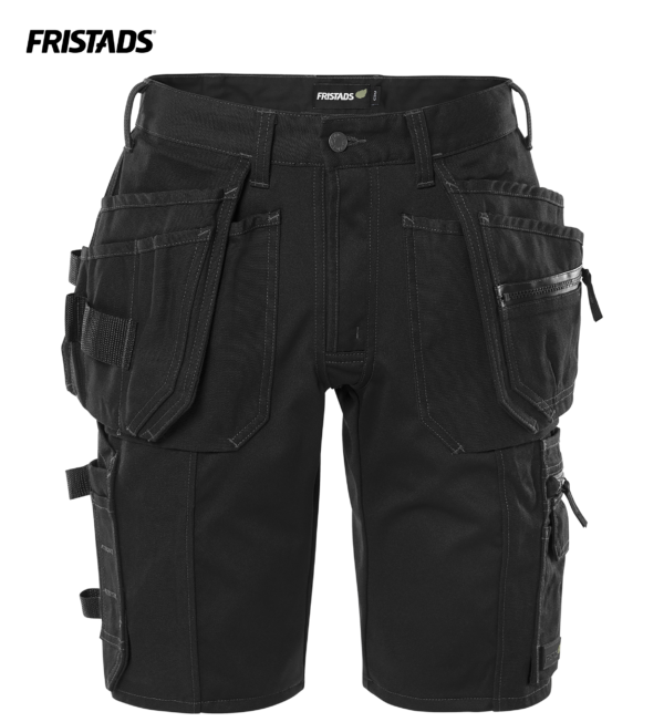 FRISTADS CRAFTSMAN Sztreccs Rövidnadrág 2532 GCYD, Fekete