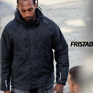 FRISTADS AIRTECH® Téli Dzseki 4410 GTT, Fekete-Sötét Matrózkék-Szürke/Fekete Színek