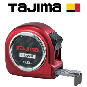 TAJIMA H1550MW 5m/25mm-es Prémium Mérőszalag, CLASS 1 Mérési Pontosság
