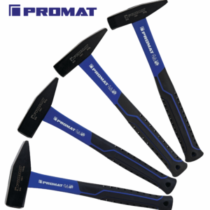 PROMAT Lakatos Kalapács, 300g/500g/800g/1000g - DIN 1041 -Törhetetlen Többkomponensű Üvegszálas Nyél