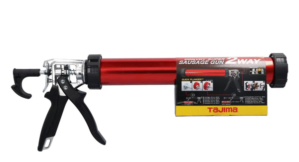 TAJIMA CONVOY SUPER 2 in 1 Kinyomópisztoly, 600 ml-es "Kolbász" Tasakos És 310 ml-es Patronos Ragasztókhoz, Tömítésekhez - Image 5