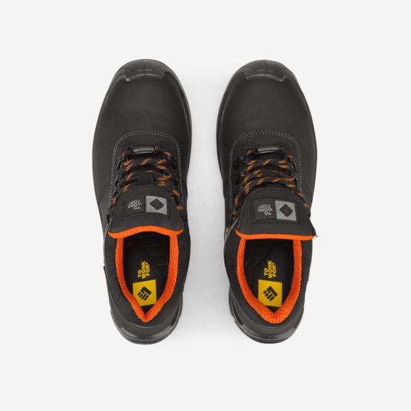 FUSION TRAIL SHOE Alacsony Szárú Védőlábbeli, S3-SRC-Fekete Nubuk Bőr Felsőrész - Teljesen Fémmentes - Image 4