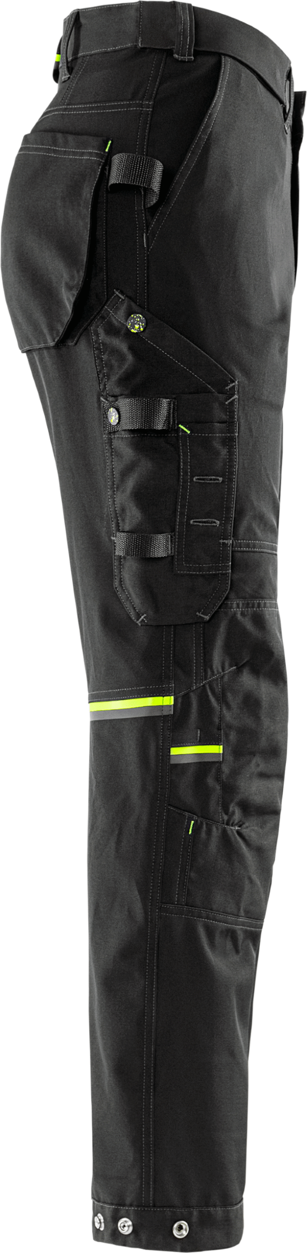 FRISTADS Flex Craftsman Szakiparos Sztreccs Derekas Nadrág 2801 GHST, Fekete Szín - Lengőzsebbel Kiegészíthető! - Image 5