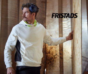 FRISTADS Kapucnis Sztreccs Pulóver 7870 GKC, Törtfehér Szín