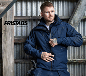 FRISTADS Szakiparos Sztreccs Téli Dzseki 4883 GLS, Fekete És Sötét Matrózkék Szín