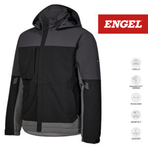 ENGEL ENTIRE Szakiparos Téli Kabát Levehető Kapucnival, Vízálló és Lélegző - XS-től 6XL Méretig - 6 Féle Színben