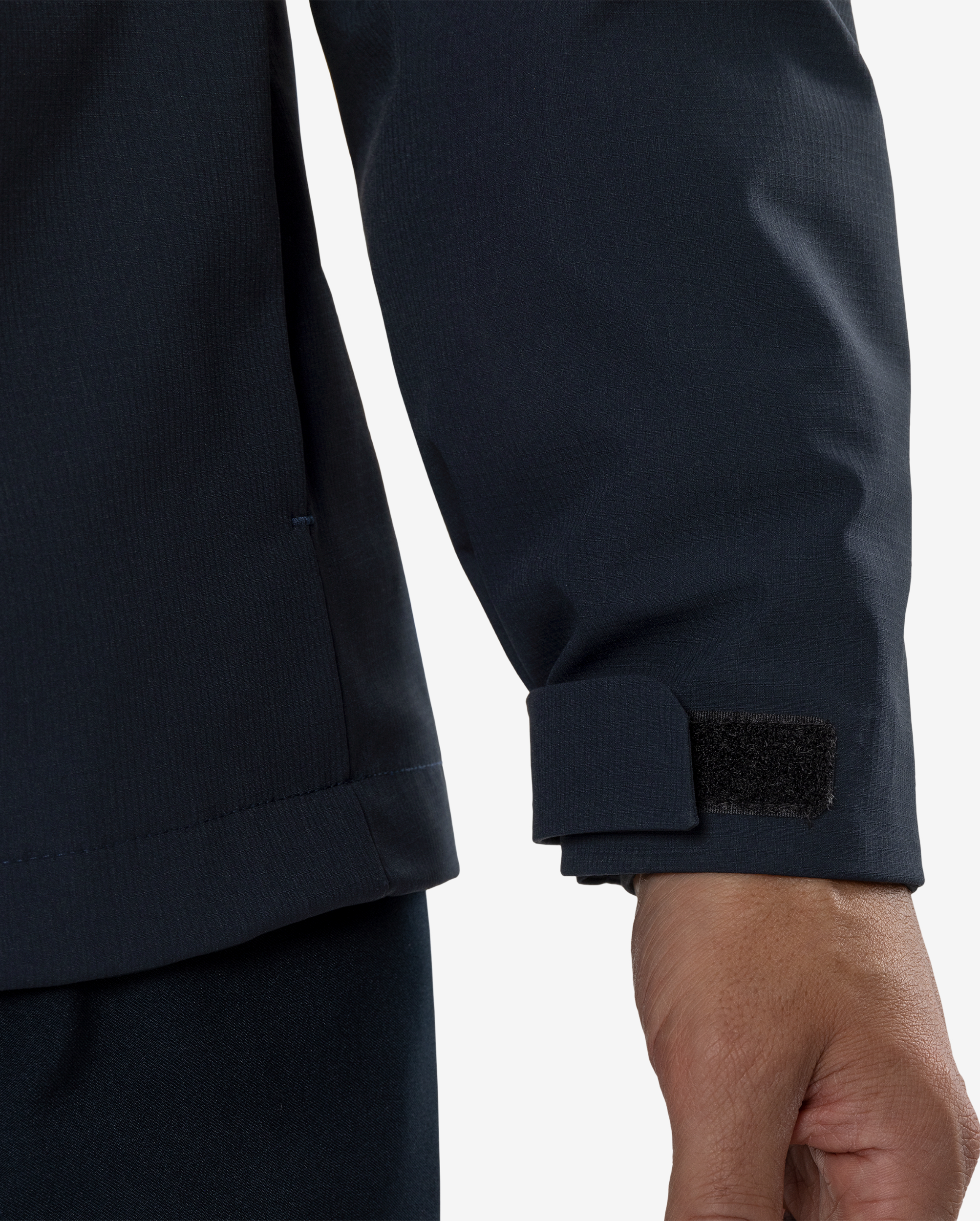 FRISTADS Sztreccs Héjdzseki 4881 GLS, Vízálló/Szélálló/Lélegző - 4 irányú RIPSTOP Sztreccs Anyag - Fekete és Sötét Matrózkék Színek - Image 12