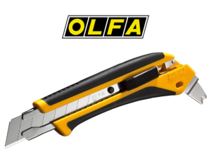 OLFA L8-AL 18mm-es Szakipari Vágókés, X-DESIGN Termékcsalád - Automata Pengerögzítő