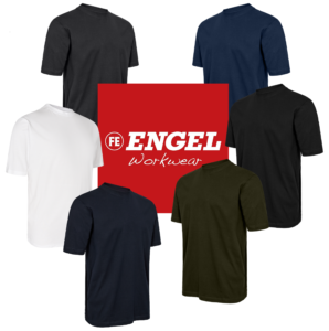 ENGEL EXTEND Pamut Póló Pack, 5 Darab/ Csomag - 175g/m2 Alapanyag - 100% Pamut - 6 Féle Szín