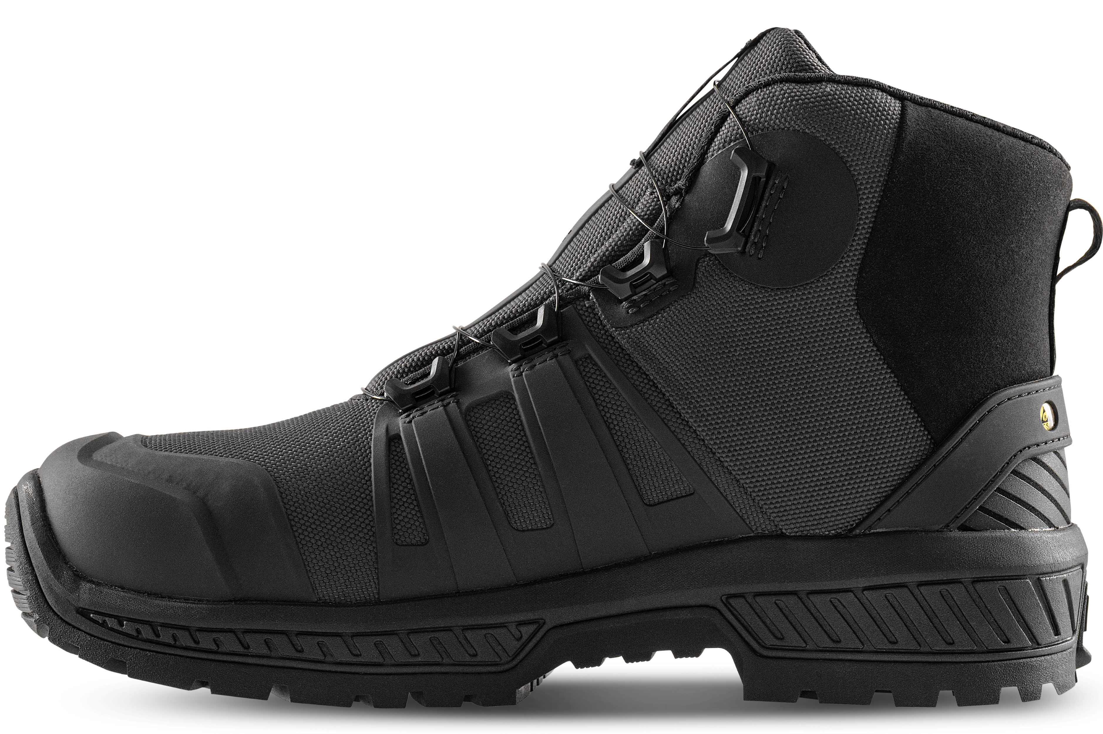 FRISTADS ComfortStep Magas Szárú Védőlábbeli, S3S – CORDURA® – BOA® Fit Fűzőrendszer - Antracit Szürke Szín – 36-48 Méret - Image 3