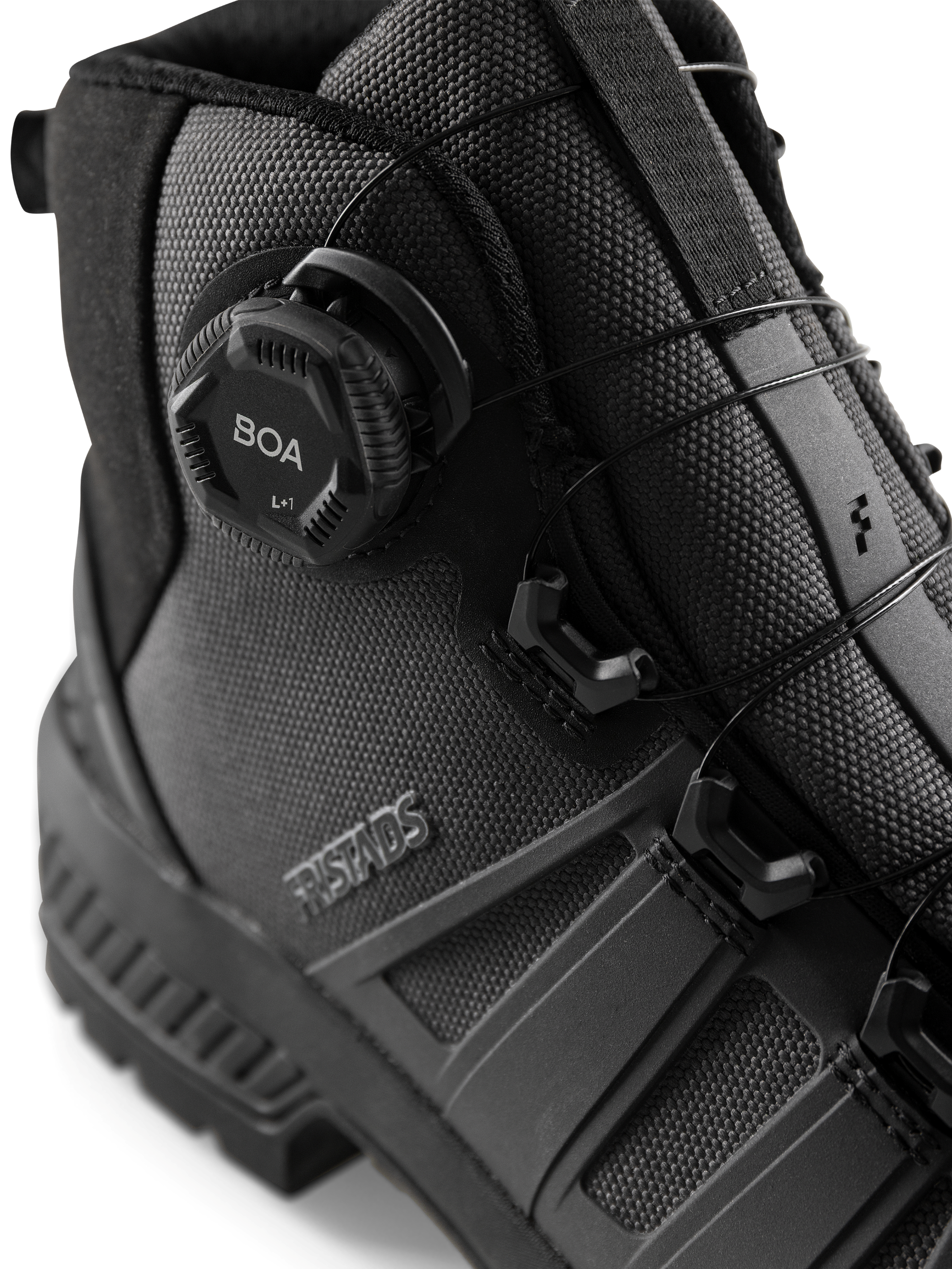 FRISTADS ComfortStep Magas Szárú Védőlábbeli, S3S – CORDURA® – BOA® Fit Fűzőrendszer - Antracit Szürke Szín – 36-48 Méret - Image 6